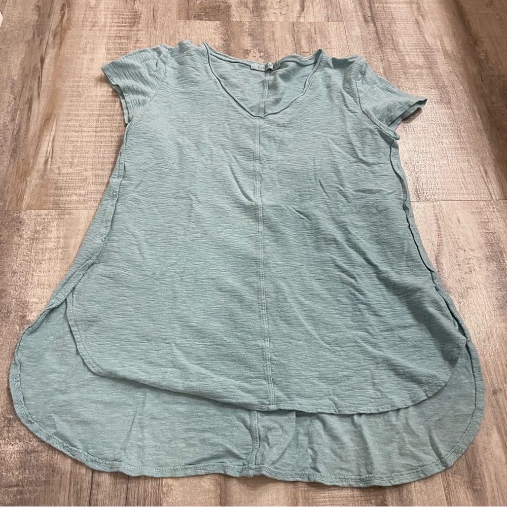 Cut Loose Light Blue Short Sleeve Top Size Small